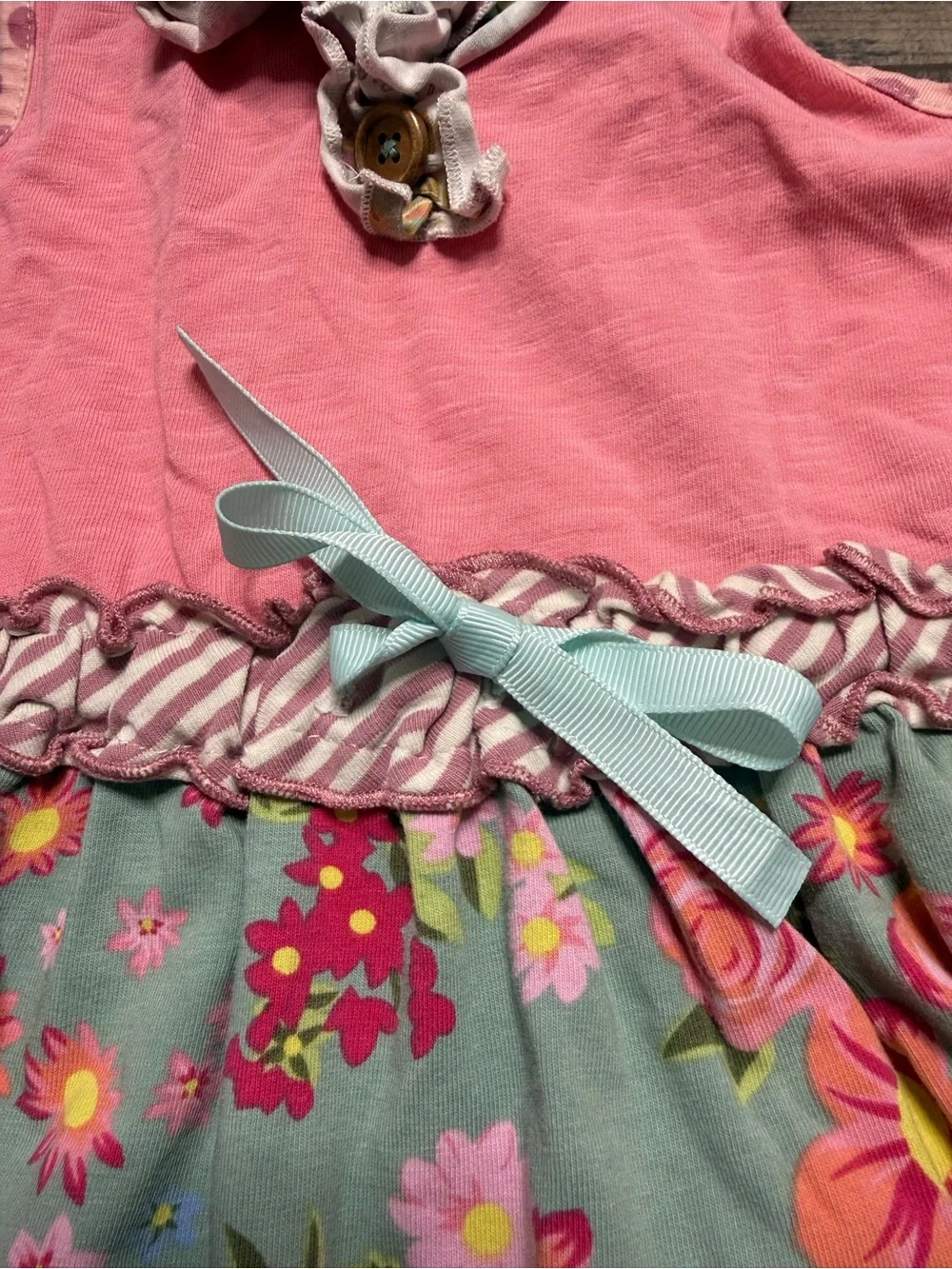 Matilda Jane Happy and Free  On the Cape Ruffle Trim Girl's Size 6